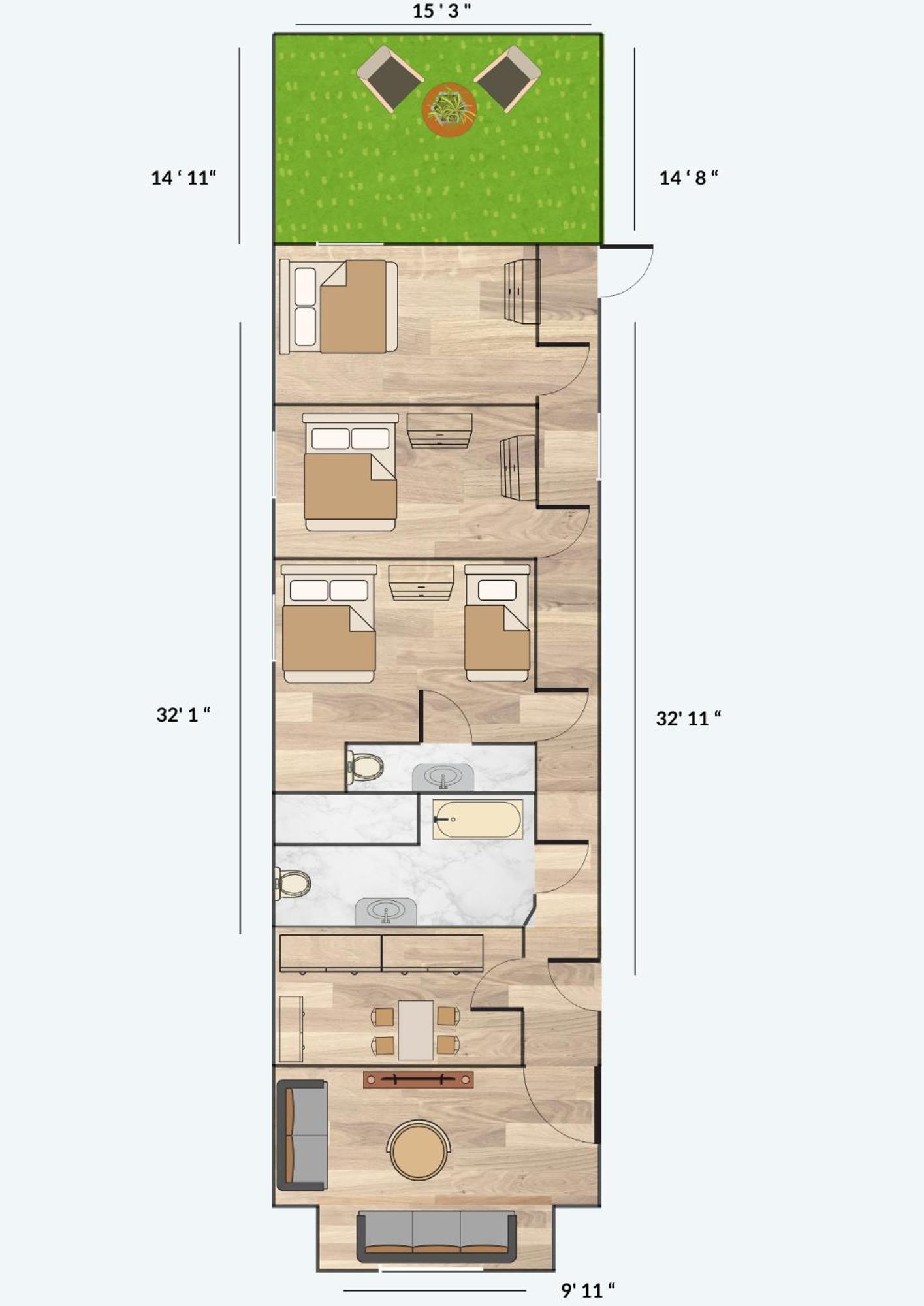 Apartamento Heart Of Ealing With Garden *